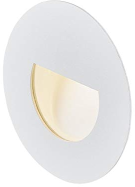 SLV lampada a incasso da parete WORO/Illuminazione da parete e soffitto per interni, faretto LED, lampada a incasso, lampada a incasso da soffitto, faretto da soffitto / 3000K 1,2W 50 lm bianco