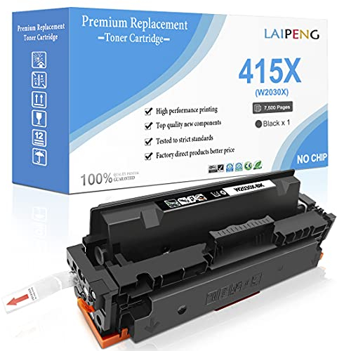 Kompatible Tonerkartusche 415X W2030X (415A W2030A) Schwarz Hohe Kapazität 7500 Seiten Schwarz für HP Laserjet M454dn M454dw MFP M479fdn M479fdw M479dw M479fnw Drucker