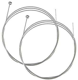 Fahrrad Bremszug, 2 Stück Fahrradbremskabel, Universal Fahrrad Bremskabel, Mountainbikes Bremse Kabel, Fahrrad Bremszug 1.7m, Fahrrad Bremszug Innenzug, Bremsseil Fahrrad, Universal Fahrrad Schaltzug