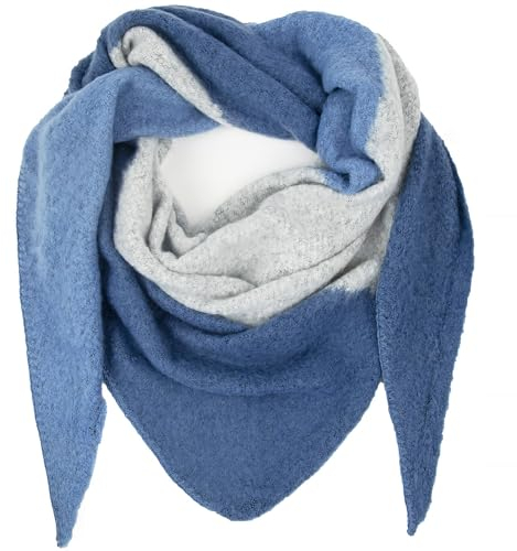 Glamexx24 Damenschal Wollschal Strickschal Herrenschal Halstuch Dreieck Form Winterschal Schal in Mehrfarbiger Ausführung Leichtes Tuch XXL Schal besonders groß