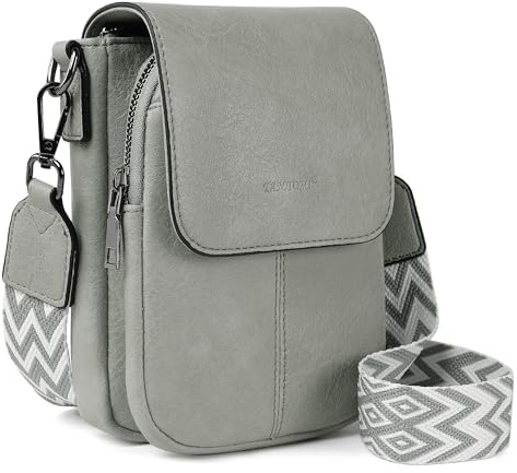 TANTOMI Handytasche zum Umhängen, Handyumhängetaschen Damen Qualitätsmaterial Handytasche Umhängetasche Damen mit Breiter Riemen Abnehmbarer Schulterriemen