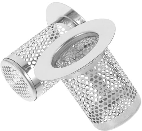 Crépine D’évacuation en Acier Inoxydable Argenté, Lot de 2