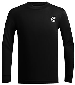 ZITY Boy's Rash Vest UPF 50+ UV Sun Protection Long Sleeve Shirt Swim Tops for Kid Activewear Boy Outdoor Rash Guard 6-15 Years