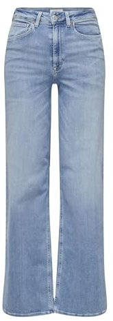 ONLY Damen Wide Fit Jeans High Waist Straight Leg Denim Stretch Hose Bleached Design ONLMADISON