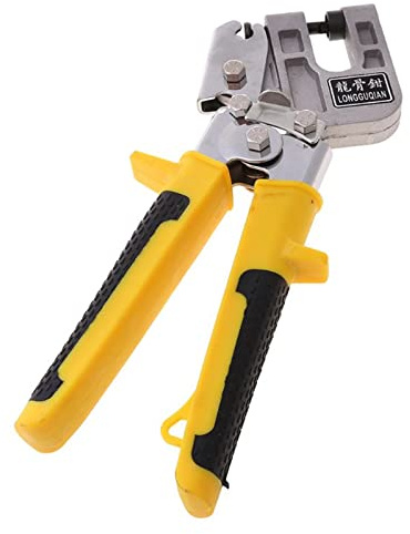 10 Inch High-Carbon Steel Handle Stud Crimper Plaster Board Drywall Pliers For Fastening Metal Studs Punching Clamp For Maintenance Engineering