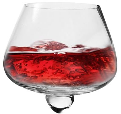 Bicchieri da rum trasparenti, bicchieri da vino senza stelo, bicchieri da whisky, bicchieri da margarita, bicchieri da brandy cognac, bicchieri da bar a casa, bicchieri multiuso per bevande, bicchieri