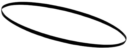 Turntable Drive Belt for Pioneer PL-320 PL-514 PL-560 PL-990 - Premium Japanese Rubber Record Player Belt Easy Install
