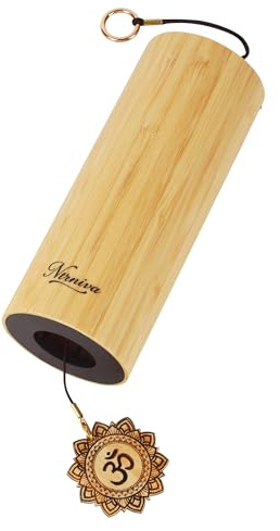 Ntrniva Wind Chime Bamboo Sound Healing Therapy Instruments Chakra Chimes for Meditation Zen Energy Yoga Sound Bath instruments G Chord