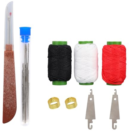 Sewing Tool Set, Includes Products Seam Ripper, 2 Needle Threader, 3 Threads, 2 Thimbles, 25 Needles Sewing Kit Gifts Repair Tools Supplies for Beginners Adults Craft Clothing Embroidery Accessories