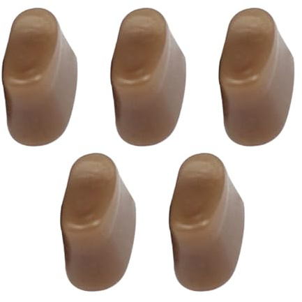 SHINYPASING Bloques de Goma para Sordina de Flauta Travesera, Almohadillas Silenciadoras Lisas, Pack 5 Piezas, Accesorio Duradero y Ligero para Músicos Principiantes y Profesionales