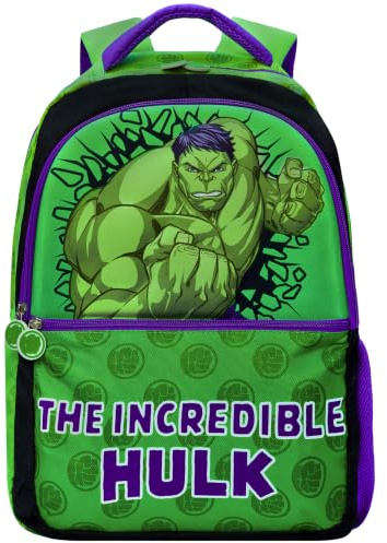 Marvel Ryggsäck för Pojkar, The Incredible Hulk Barnryggsäck, Grön, One Siz