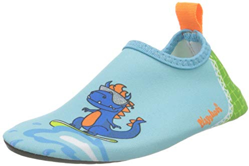 Playshoes Barfuß-Schuhe Unisex Kinder Wassersportschuh, Dino, 24/25 EU