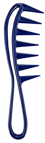 Ponik’s - Kamm mit Breiten Zinken | Antistatischer Haarkamm | Kunststoffkamm | Frisierkamm Profi | für Alle Haarlängen | Entwirrkamm | Blau