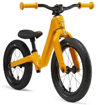 Affenzahn Laufrad Mini Flitzer für Kinder ab 2 Jahren leicht stabil Lauflernrad niedrige Sattelhöhe Tiger - Gelb