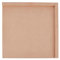 BENECREAT 269x269mm hitzebeständige Arbeitsfläche aus Buntglas, 15mm dickes Buntglaszubehör blank MDF-Holzplatte mit 2 Kanten zum Schutz der Tischarbeitsplatte