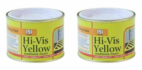 MIXEL 151 Coatings Paint Primer Metallic Yellow Warn-ing Paint, Thick, Non-Drip Formula, Quick Drying, Durable and Long Lasting, Versatile and Multipurpose Use