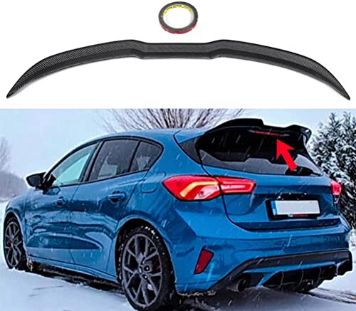 Alerón de ala para Focus MK4 ST-Line 2019-2021, alerón trasero de decoración ABS, kits de carrocería de divisor de alerón superior trasero, accesorios de ajuste de auto