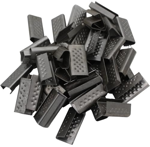 Verschlusshülsen 951 13 mm geriffelt für PP- und PET-Band (1000 Stück)