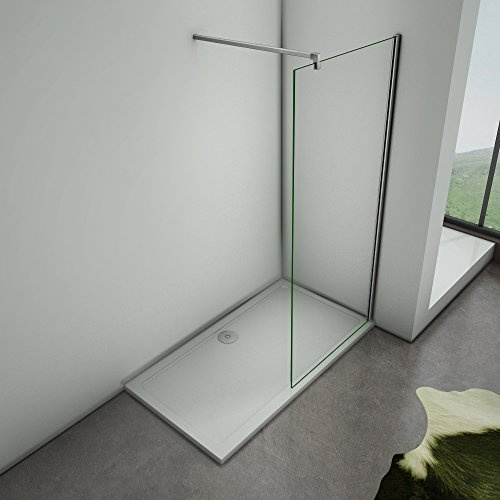 Aica Italy Box Doccia 60x200cm Walk a Fissa Barra 140cm Vetro 8mm