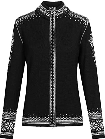 Dale of Norway 140th Anniversary Womens Cardigan 100% Wool Two Way Zipper Jacket