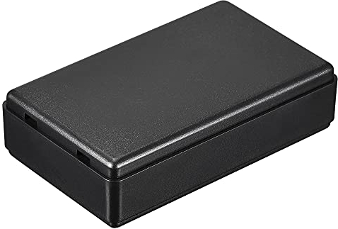 sourcing map 4 Stück Staubdicht Mini-Verteilerdose 58x35x15mm ABS für Elektroprojekt Schwarz