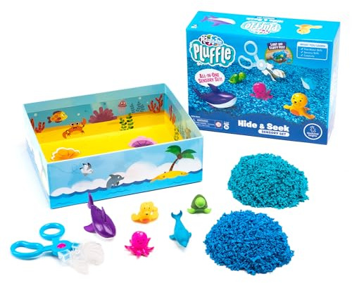 Learning Resources Playfoam Pluffle Ozean-Set, Alter 3–6, sensorisches Spielzeug, fördert Feinmotorik & taktiles Lernen, ideal für Vorschule & Therapiespiel