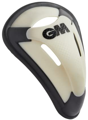 Gunn & Moore GM Cricket Protective Bukskydd | Professionell spelare | Svart/Vit | Junior | Enkel | 5640A108
