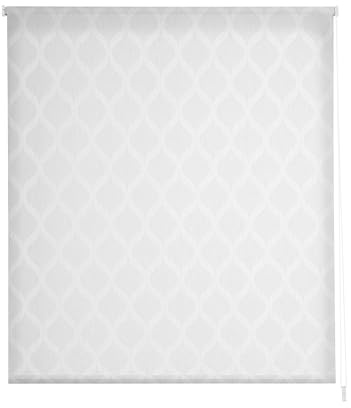 Estoralis | Davos | Store Enrouleur Moderne | Tissu Tamisant | Blanc | 180 x 255 cm. (Largeur/Hauteur) Taille du Tissu 177 x 250 cm. | Stores pour fenêtres et Portes