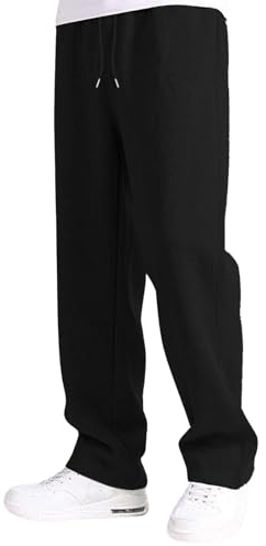 Jogging Homme Pantalon Baggy Cargo Sweatpants Mode Sport Pantalon de Survêtement Taille Élastique Pants Large Workout Training Chaud Pants Poches Automne Hiver 2026