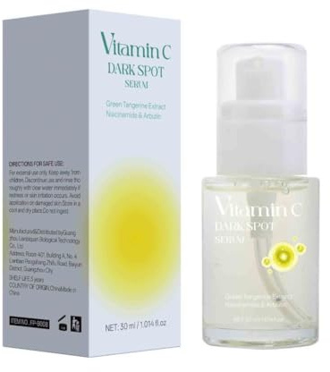 2PCS Vitamin C Serum Moisturizing Brightens Skin Repair Smooth Facial Essence Serum Fading Dark Spots