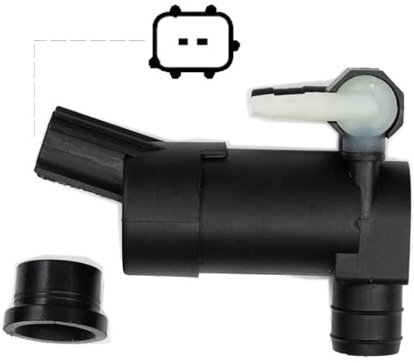 Bomba de agua de limpiaparabrisas Ajuste para Volvo XC90 V70 C30 V50 Hatchback Estate 2005-2007 Xukey Motor de bomba de limpiaparabrisas delantero y trasero Bomba de agua de lavado