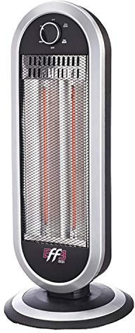 EFFE Stufa Torre al Carbonio k250 | 2 Livelli di Potenza 450/900W | Interruttore di Sicurezza antiribaltamento | Alimentazione 220-240V - 50 Hz | Misure: 300 * 300 * 790 mm