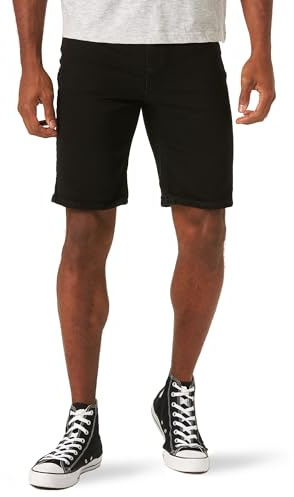 Classic Relaxed Fit Five Pocket Jean Short, Jet Black, 38