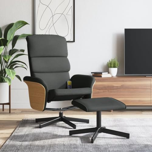 IKAYAA Massagesessel Drehsessel Fernsehsessel mit Hocker 360 Grad Drehbar Massage Sessel Wohnzimmer Relaxsessel mit Fußhocker Liegefunktion Liegesessel Massagefunktion