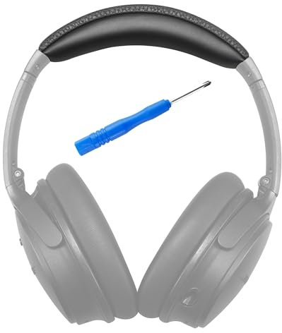 AHG Accessory House Global Soundlink ae2 Kit de coussinets de rechange pour arceau Compatible avec les casques sans fil Bose SoundLink Around-Ear II (noir) Installation facile à faire soi-même Grand