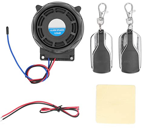 Antirrobo para Motocicletas, de Alarma de Seguridad para Motocicletas Antirrobo 2 Control Remoto 12V Impermeable Universal para Motos Bluetooth en el Coche