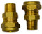 GROHE Paire d'adaptateurs pour raccords britanniques – Compression de 15 mm par filetage mâle BSP de 3/8 (idéal pour connecter des connexions flexibles européennes de 9,5 mm, adaptateurs en laiton