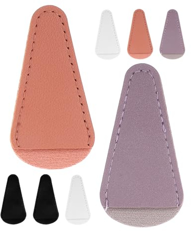 VICASKY 8pcs Pu Leather Scissor Covers for Scissor Tip and Blades Protection, Safety Scissors Protectors with Precise Fit, Reducing Risks of Cross-Contamination, Suitable for Daily