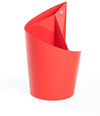 Domplex Chappel Flor 3R Porte-Parapluie Multifonction, séparateur d'objets, Vase, Rouge, Petit Format