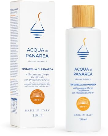 ACQUA DI PANAREA Super Acceleratore Di Abbronzatura, Abbronzante corpo tonificante Tintarella di Panarea con protezione SPF 6+
