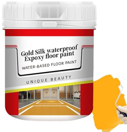 Nuyhgtr Epoxy-golvfärg, vattenbaserad epoxifärg, halkfri epoxifärg, interiör golvfärg, yttre epoxifärg, golvtätning, epoxi, vattenblockerande epoxi, för bostadsvägar