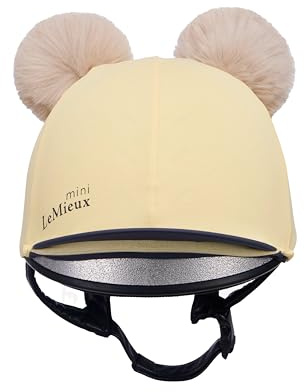 LeMieux Mini Double Pom Hat Silk - Detachable Pom Poms - Mimosa