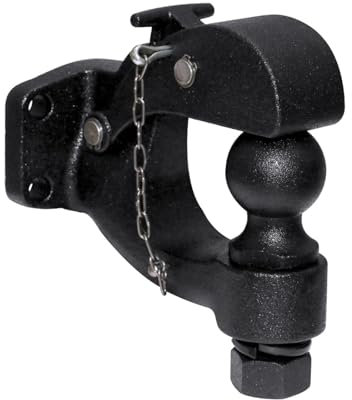 Enganche Remolque, Enganche De Gancho De Pivote Negro Mate, Remolque De Bola De 2 y 50mm, Barra De Remolque De Coche De 5 Toneladas, Piezas De RV, Accesorios For Autocaravana Y Caravana para Caravana