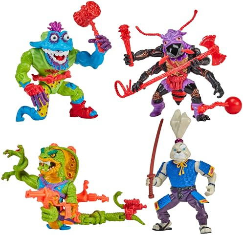 Teenage Mutant Ninja Turtles TMNT Classic Mutants 4 Pack Action Figures with Accessories