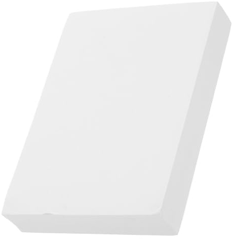 CALLARON Bloc-notes Blanc Vierge 250 Feuilles, Petit Format Portable, Papier Lisse Anti-bavure, Billets à Gratter pour Prise de Notes, Fournitures de Bureau Pratiques pour Organisation
