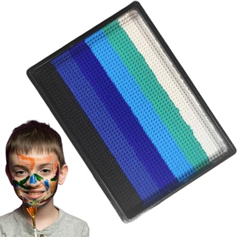 Face Paint Kit - Body Paint Palette,6 Colors Painting Supplies Watercolor Makeup for Adults Kids Stage Carnival Halloween Wedding Birthday Concert Festival Cosplay