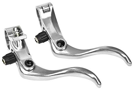 bremshebel 22mm,Bremshebel 22Mm,Fahrrad Bremshebel Links/Rechts Handbremshebel,1 Paar Aluminiumlegierung Bmx Straße Mountainbike Scheibenbremse Bar Griff Ebene Schwarz