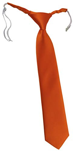 TigerTie Barnslips i en vanlig vanlig – förbunden med elastiskt band, apelsin,