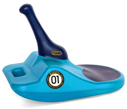 Zipfy Freestyle Mini Luge Snow Sled – Made in USA – Lightweight Steerable Sit-Down Racer