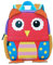 BAIGIO Kinderrucksack Animal Wasserdichte Schule Kindergartenrucksack Jungen Mädchen Kleinkind Schulranzen mit Tierdesign (Eule, S)